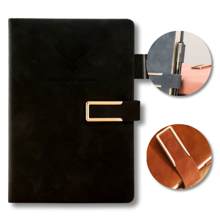 데일리퍼블릭 업무용 만년 고급 가죽 버클 다이어리