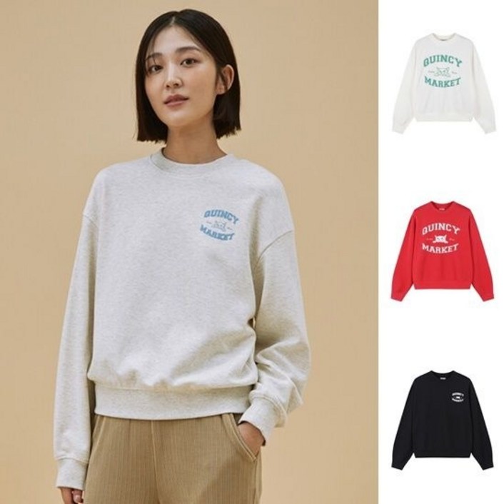 폴햄 맨투맨 티 여성 코숏 빅그래픽 PHE3TR2020 ETX894 DFP543 티셔츠