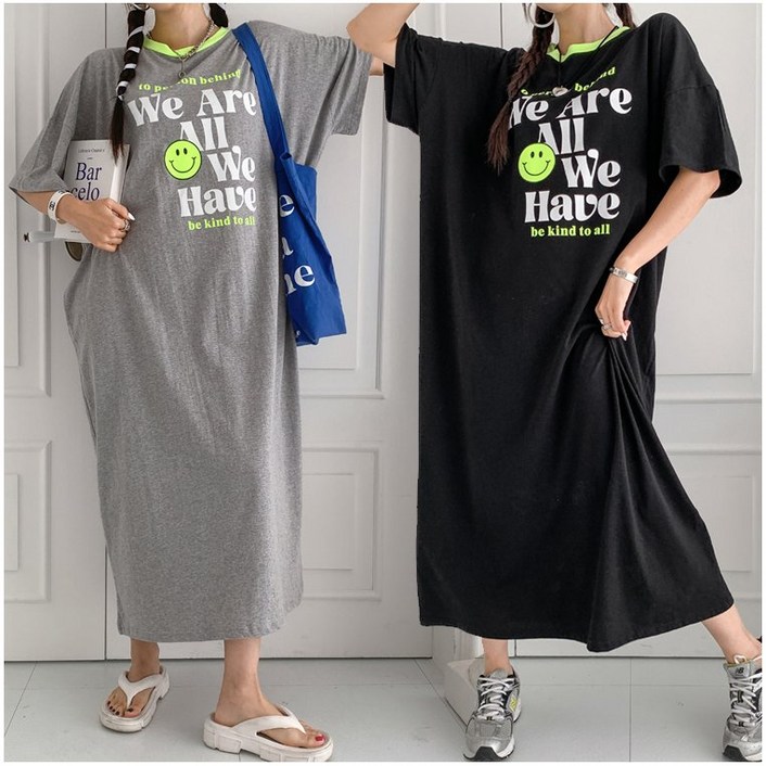 위아원피스 데일리룩 여성의류 빅사이즈 여성복