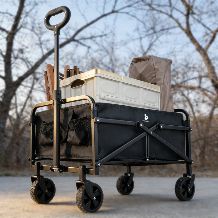 다용도 폴딩 카트 아웃도어 캠핑 카트 휴대용 간이 타이로드