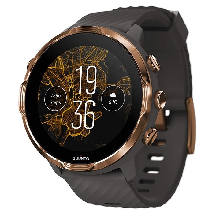 Suunto 7 GPS 스포츠 스마트워치 그래파이트/구리 색상