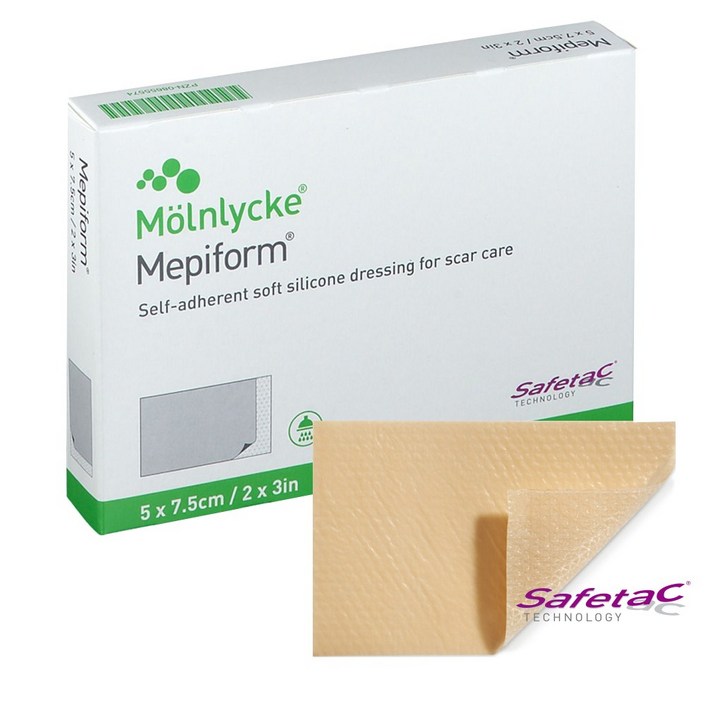메피폼 5 x 7.5cm5매 대리점직영 광고심의완료 정품 사은품 확인 Mepiform 갑상선 제왕절개 등 수술흉터 화상흉터 켈로이드 오래된흉터 잘라서사용