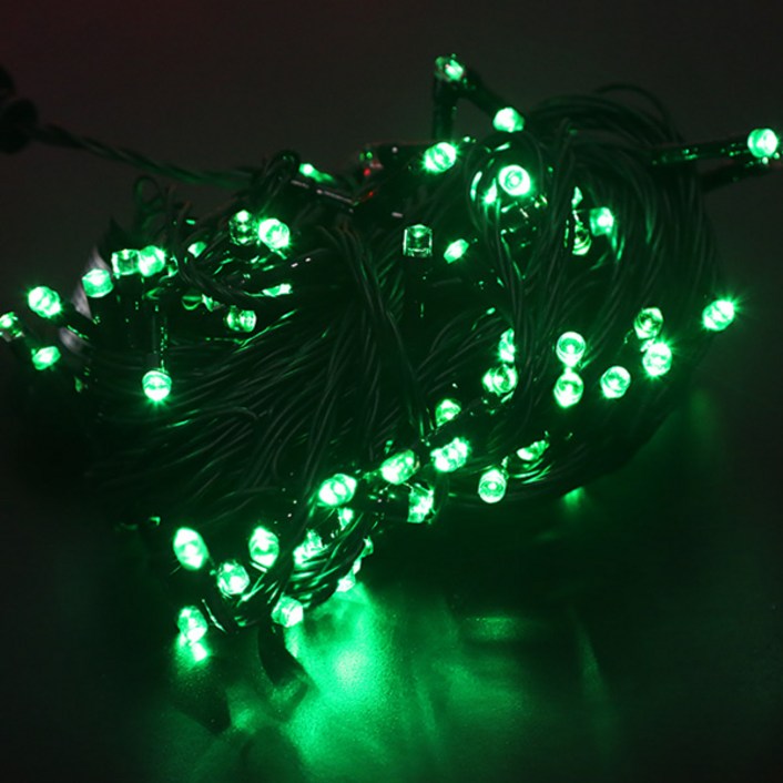 조명나무 LED트리전구 100구1000구 크리스마스조명 크리스마스전구 트리장식, 녹색