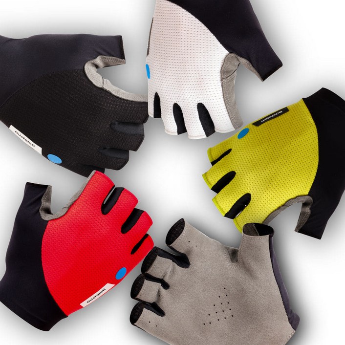 25 퍼포먼스 숏 글러브 자전거 반장갑 남성 여성 사이클 장갑, 1개, 레드