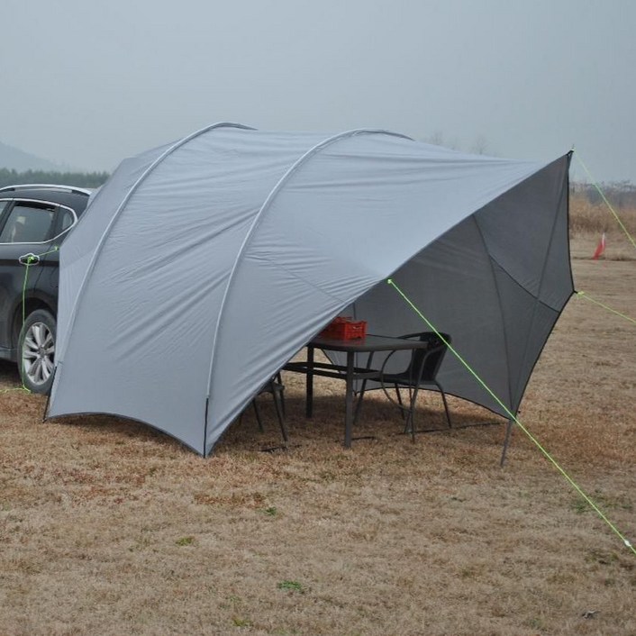 차량용 도킹 꼬리 차박용 그늘막 차텐트 카라반 트렁크