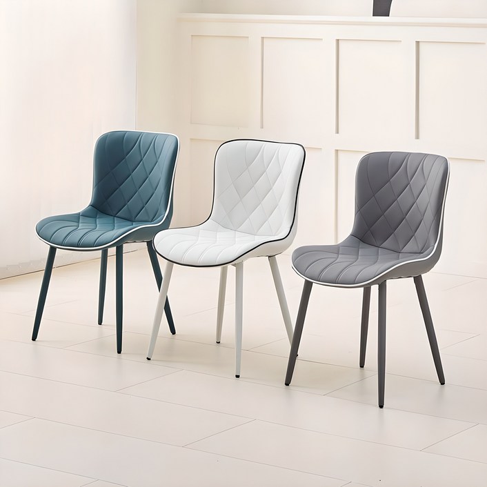 이네스 럭셔리 라운지 체어 네일 샵 카페 식탁 인테리어 의자, 이네스블루그린, 1개