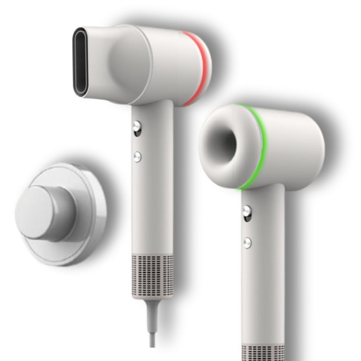 하이엔드음이온 초고출력 BLDC 항공모터 순환기능 가정용 전문가용 헤어 드라이기, 에센셜 화이트