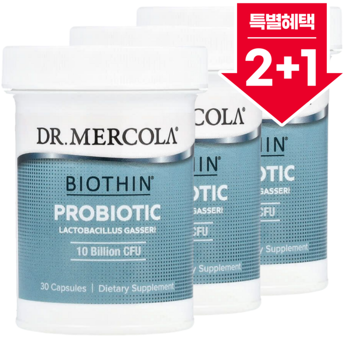 21 닥터머콜라 BNR17 바이오씬 프로바이오틱 락토바실러스 가세리 BNR17 100억 CFU 캡슐 30정  해외직구 미국정품