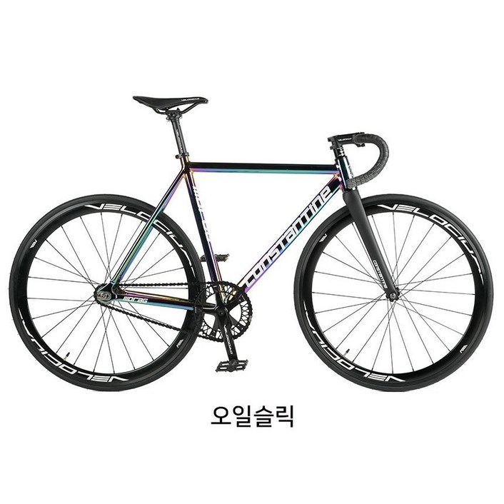 2025 콘스탄틴 드래그 픽시 오일슬릭 블랙 블루 자전거 완성차 조립 출고