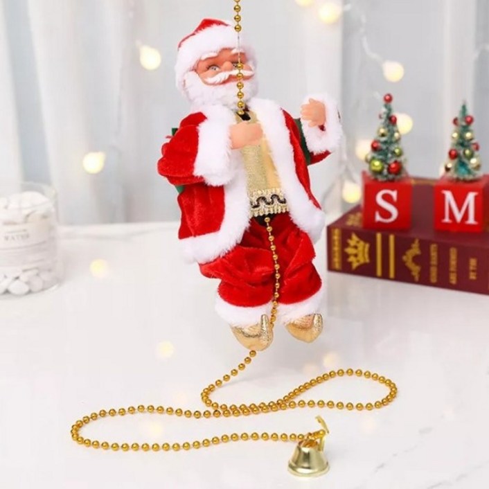 산타크로스 인형 줄타는 산타 춤추는산타 산타장난감 크리스마스 소품