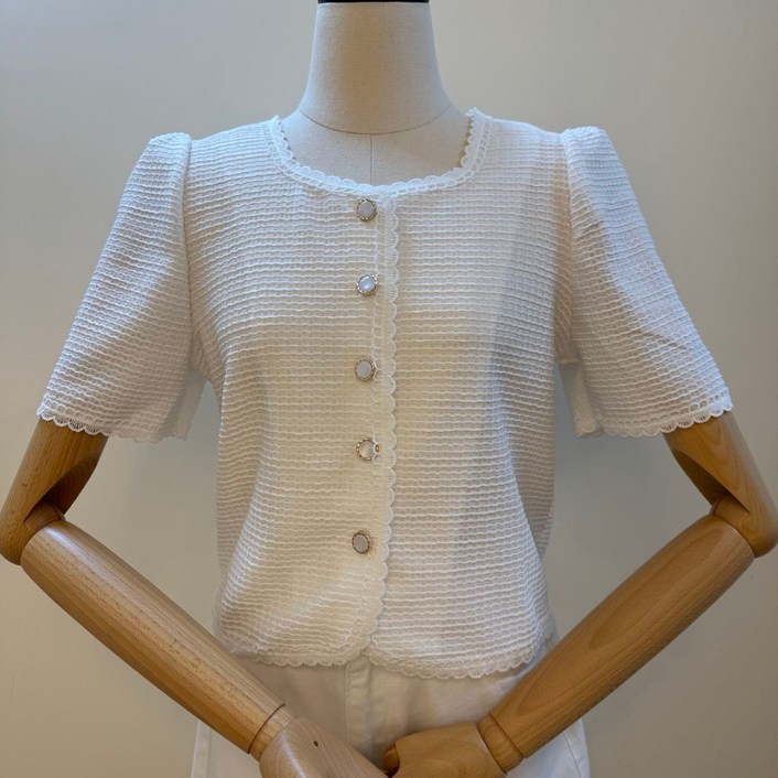 [정품] 숲 V넥 반팔 블라우스 SB6SS8Z {균일가 딜}