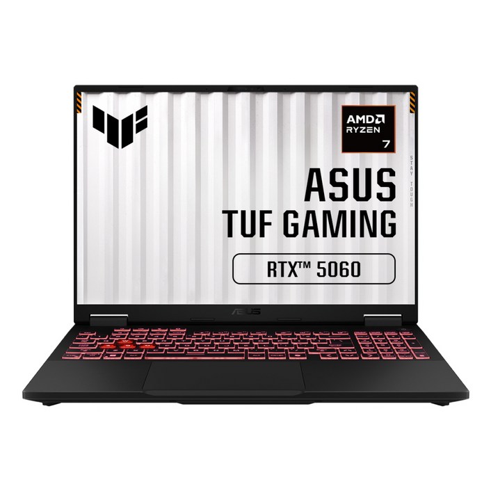 ASUS FA608UMRV042 AMD 라이젠 7 260 16GB NVMe 512GB RTX 5060 프리도스 발로란트 오버워치 게이밍노트북HJ, FA608UMRV042, Free DOS, 16GB, 512GB, Jaeger Gray