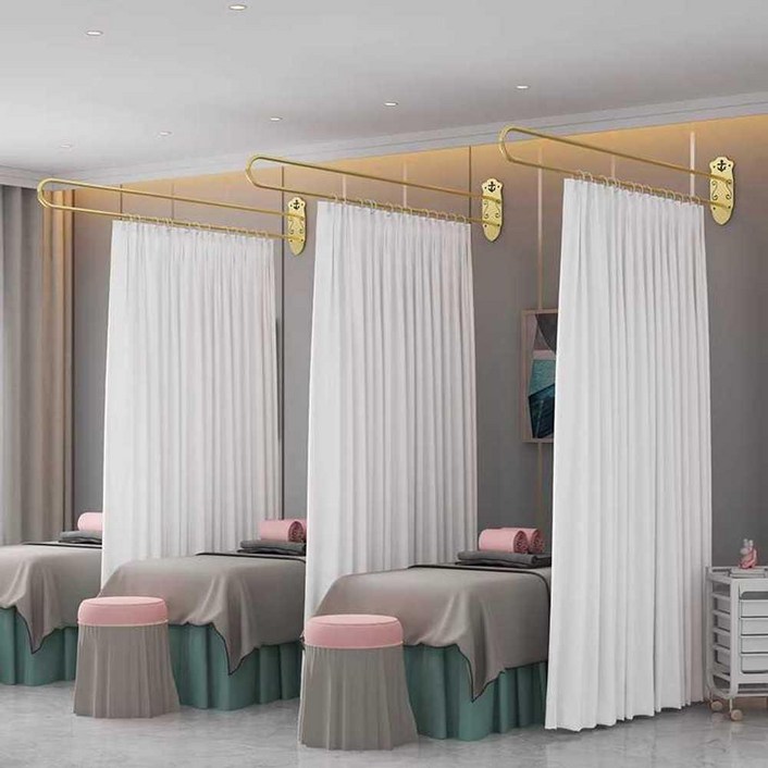 피부 관리실 커튼 천장 파티션 마사지 칸막이 공간분리