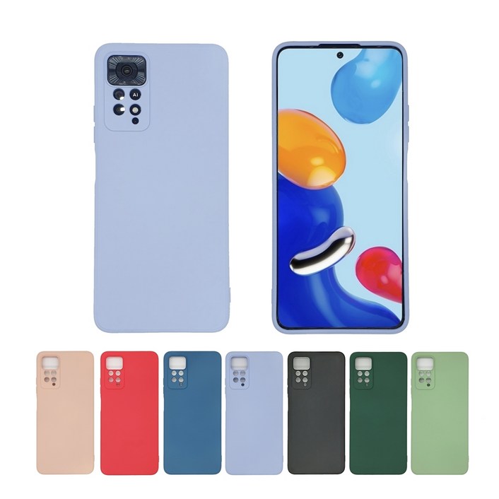 샤오미 홍미노트 11 11프로 12 12프로 13 13프로 케이스 파스텔 실리콘