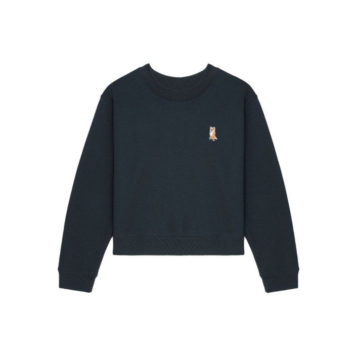 메종키츠네 폭스 자수 스웨트셔츠