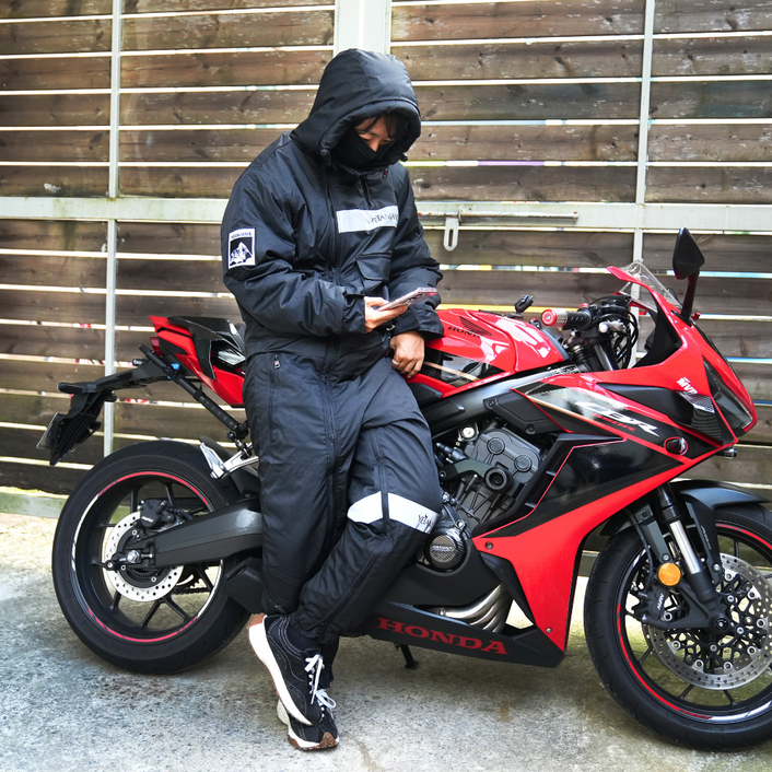 오토바이 우주복 방한복 배달대행 라이더 겨울 패딩 방한용품