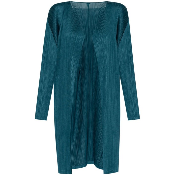 플리츠플리즈이세이미야케 플리츠 코트