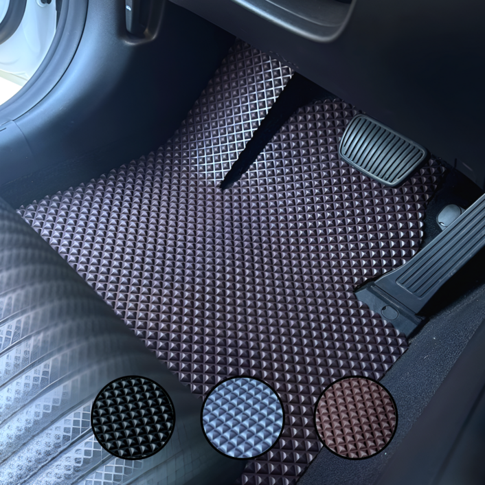 에르매트 차량용 발매트 전차종 에르블록 고무 카매트 방수 발판 1열 운전석조수석 주문제작