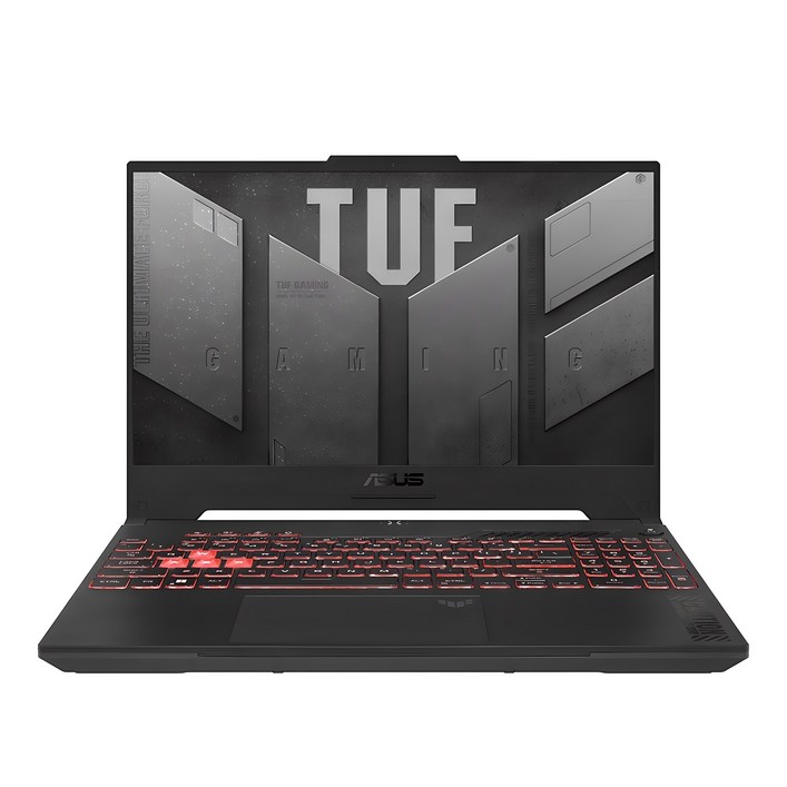 에이수스 2024 TUF 게이밍 A15 15.6 라이젠7 라이젠 7000 시리즈 지포스 RTX 4050, MechaGray, 512GB, 16GB, Free DOS, FA507NURLP164