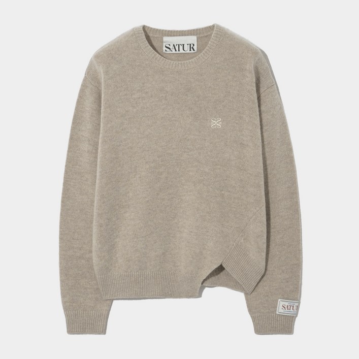 세터 남녀공용 더블린 언발란스 캐시미어 블렌드 니트