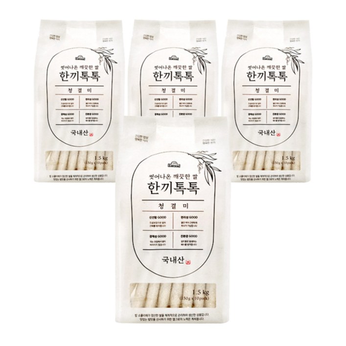 엘그로 씻어나온 깨끗한쌀 한끼톡톡 청결미