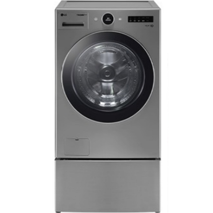 LG 트롬 오브제컬렉션 트윈워시 드럼세탁기 23kg+ 미니워시 4kg 모던 스테인리스 방문설치