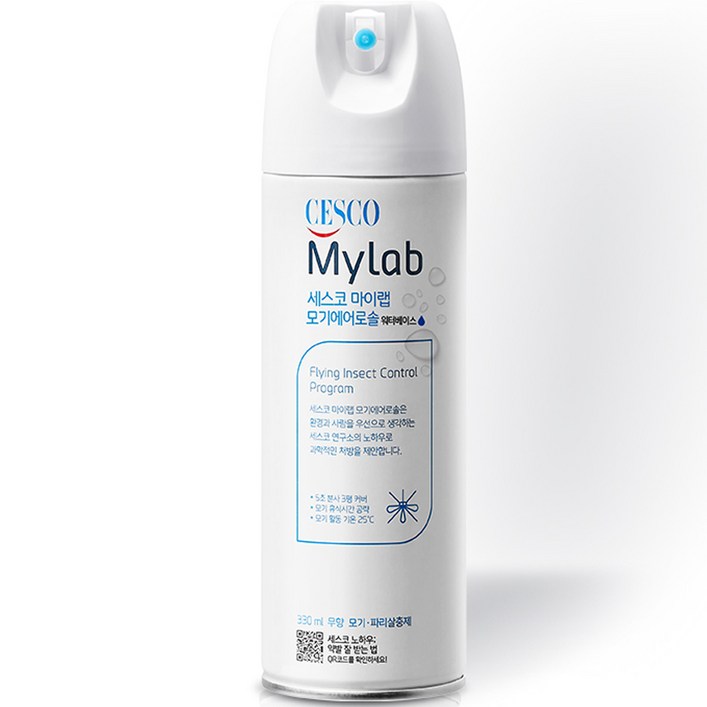 세스코마이랩 모기 에어로솔 워터베이스 무향, 1개, 330ml 세스코마이랩 모기 에어로솔 워터베이스 무향, 1개, 330ml