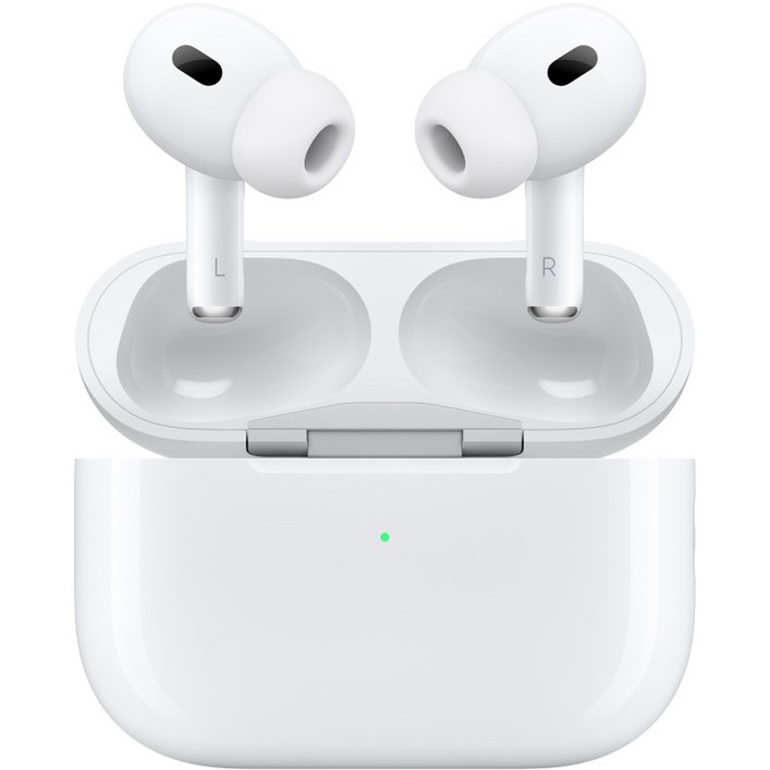 Apple 2023 에어팟 프로 2세대 USB-C 블루투스 이어폰, 화이트, MTJV3KH/A - 쇼핑앤샵
