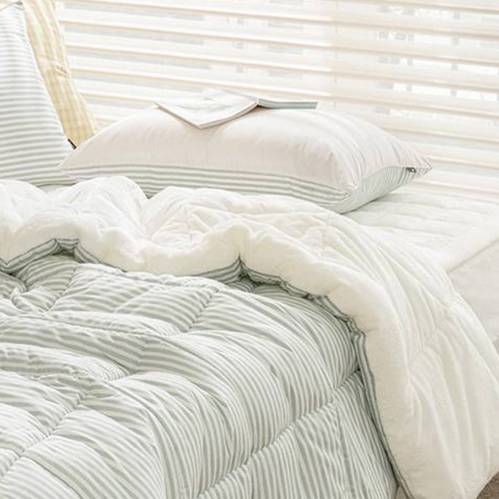 파르페by알레르망 국내 제조 크루 극세사 차렵이불패드세트