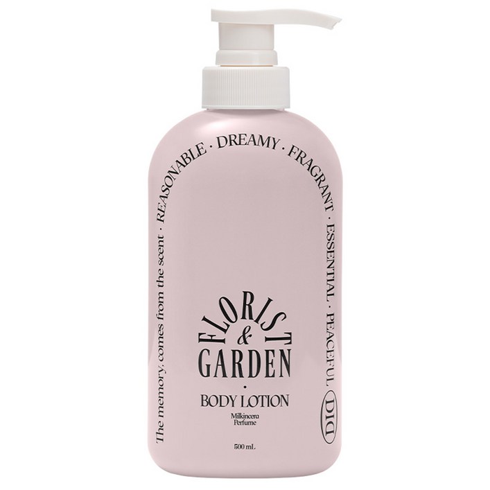 오디드 밀크인세라 퍼퓸 바디로션 플로리스트가든향, 500ml, 1개 오디드 밀크인세라 퍼퓸 바디로션 플로리스트가든향, 500ml, 1개