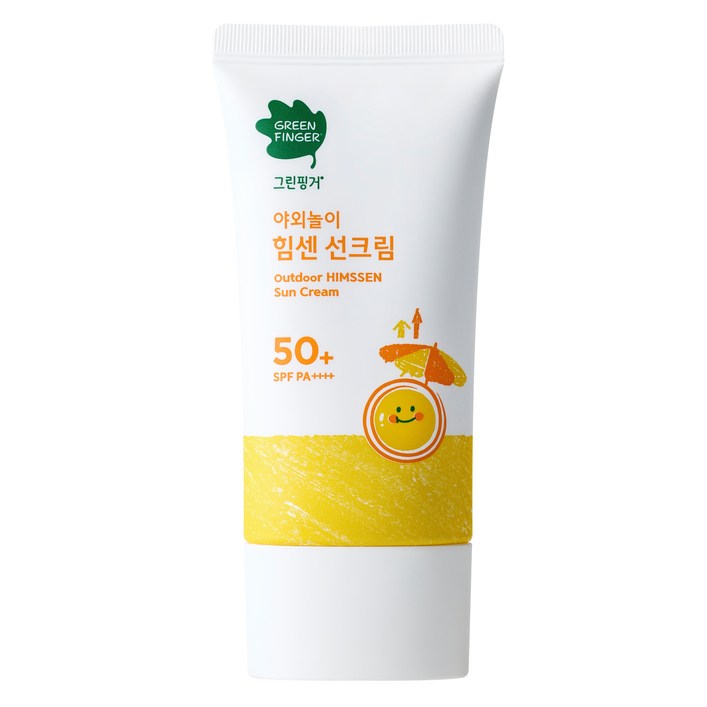 그린핑거 야외놀이 힘센 유아 선크림 SPF50+ PA++++