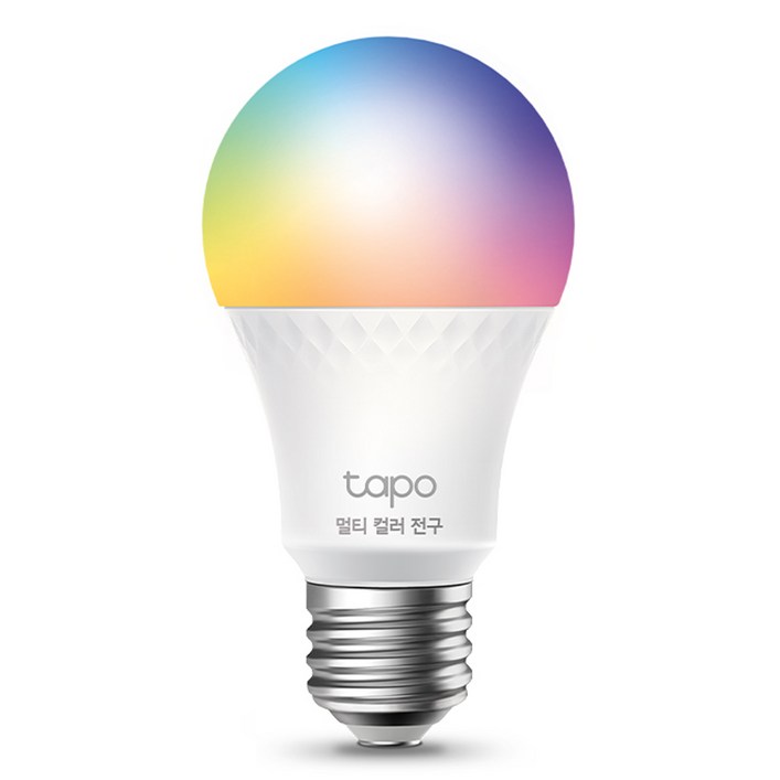 티피링크 스마트 멀티 컬러 전구 8.6W Tapo L535E, 기타색, 1개 티피링크 스마트 멀티 컬러 전구 8.6W Tapo L535E, 기타색, 1개