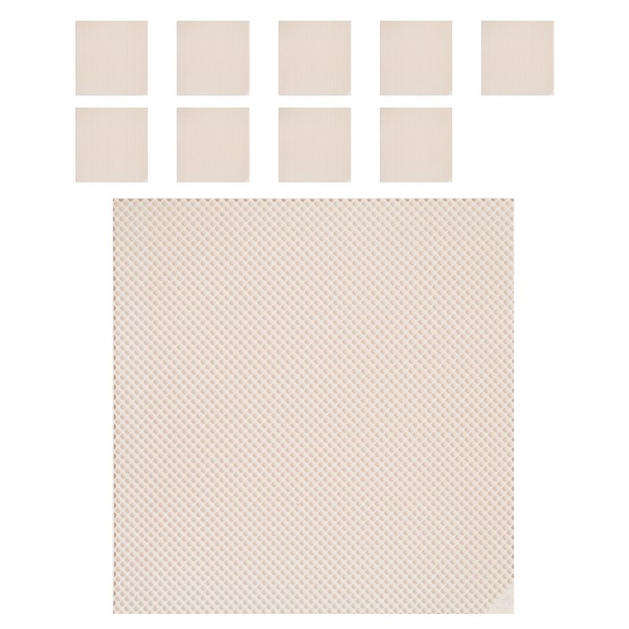 냥쌤 핏펫 고양이 캐치매트 큐브타입, 10개, 연베이지