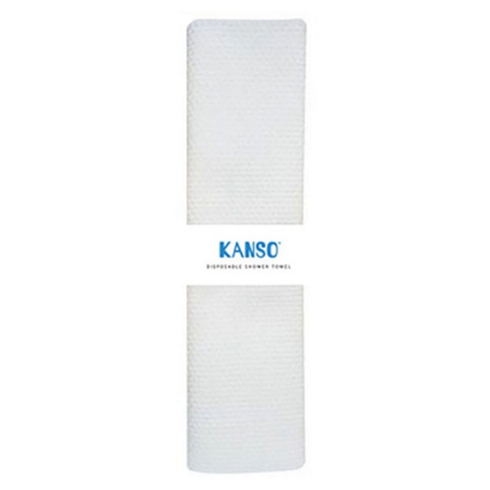 간소 더 도톰한 일회용 샤워타올, 화이트, 1개입, 50개