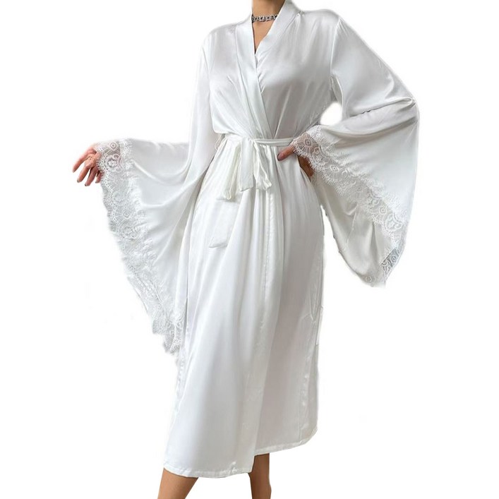 원이네 실크 샤워가운 L