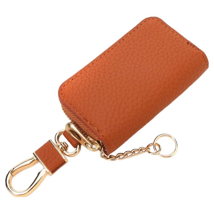 코히모 자동차 가죽 키홀더 차키 케이스, 브라운, 5W0308BR11