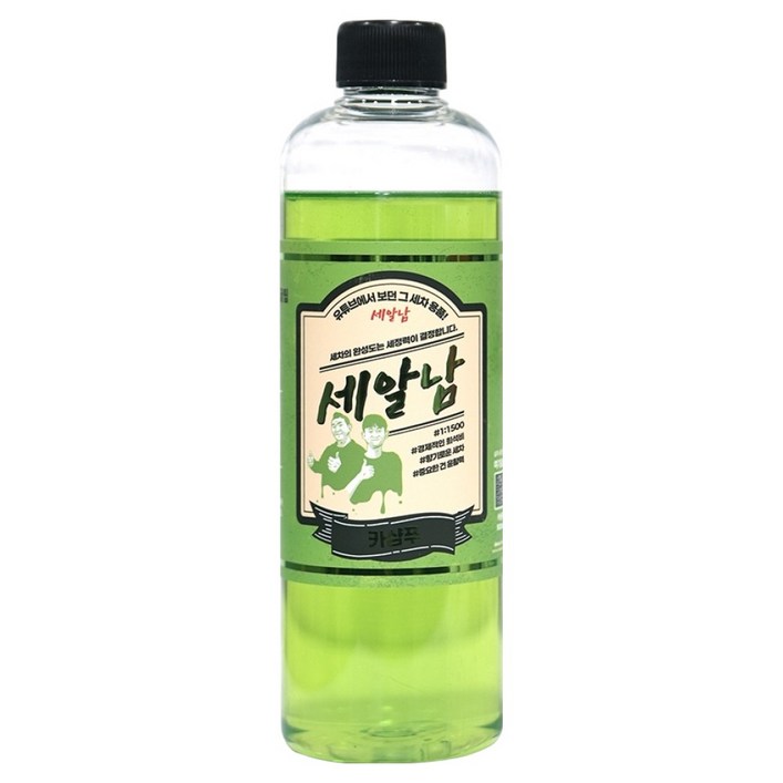 세알남 중성 버킷 세차 카샴푸, 500ml, 1개