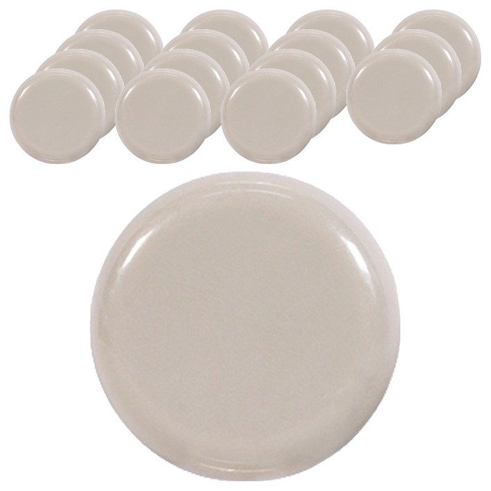 쿠말 가구 이동 슬라이더 의자 소음 방지 패드 아이보리