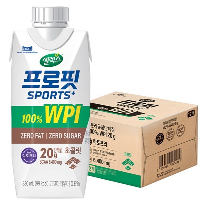셀렉스 프로핏 스포츠 플러스 초콜릿 RTD