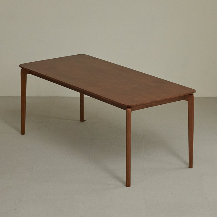 스칸딕 레프 원목식탁 1800 방문설치, 월넛, 6인용