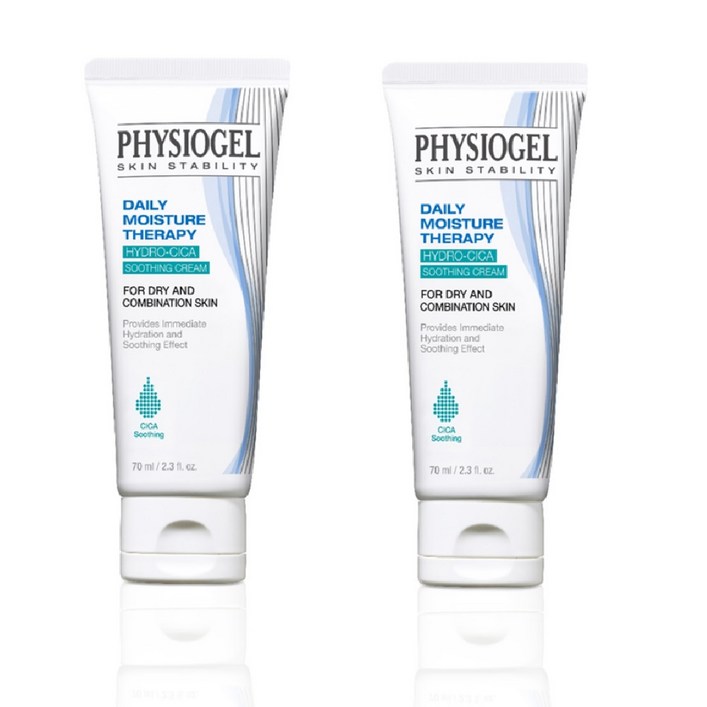 피지오겔 데일리 모이스쳐 테라피 하이드로 시카 수딩 크림, 70ml, 2개