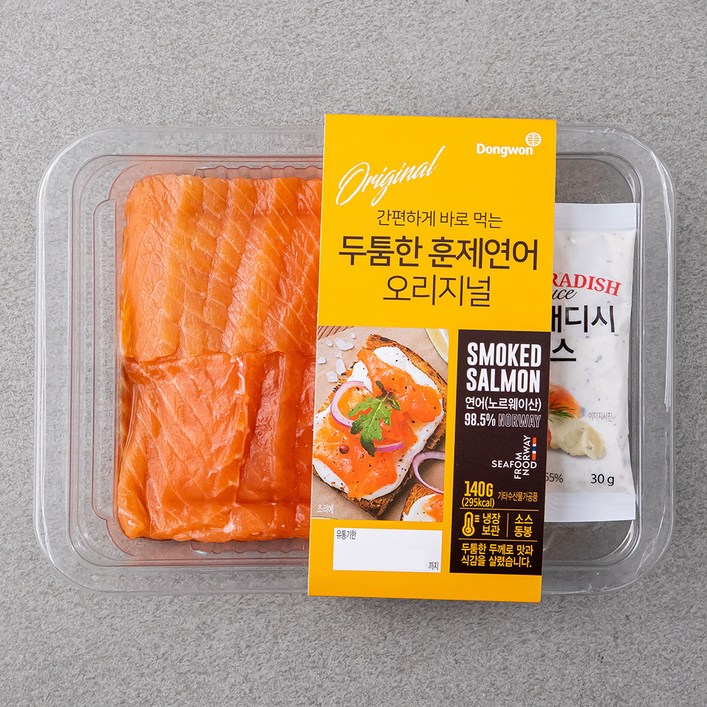 동원 노르웨이 두툼한 훈제연어 오리지널