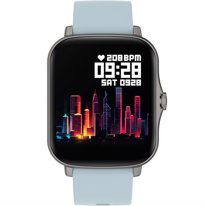 젤센 웨어러블 스마트워치5, 실버, 40mm