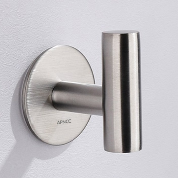 앞날창창 부착식 후크걸이, 그레이, 2개