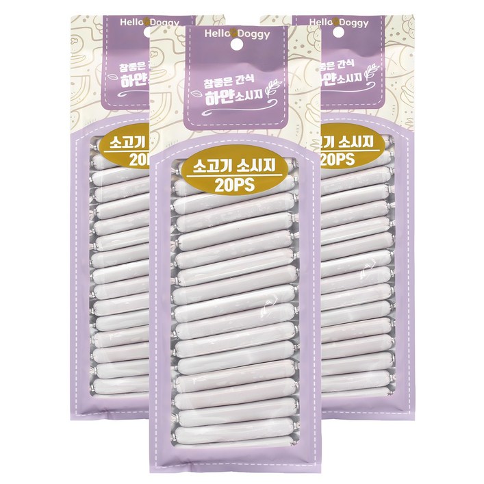 참좋은간식 강아지 하얀소시지