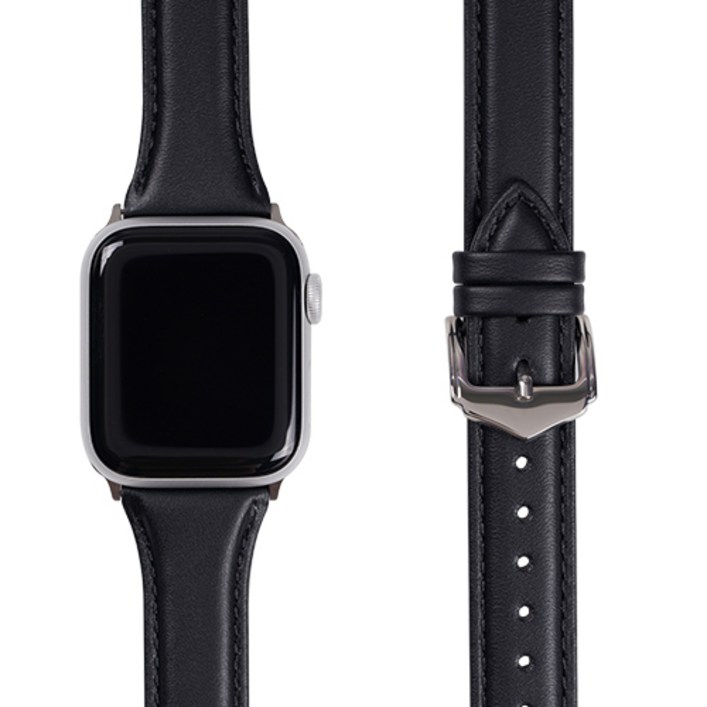 신지모루 스마트워치 가죽 슬림 레더 스트랩