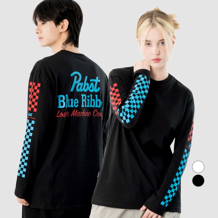 아르메데스 남녀공용 면 20수 아트 그래픽 긴팔 티셔츠 AR1030