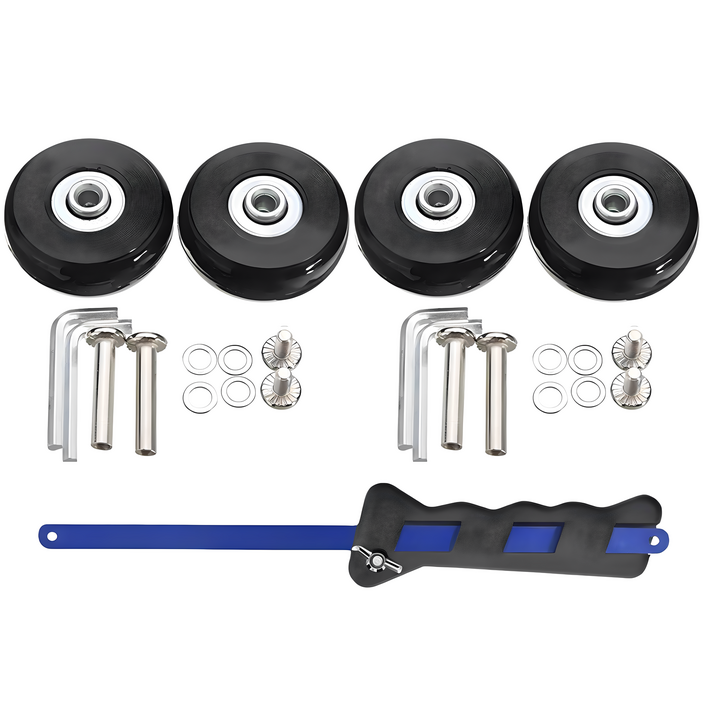 나사로 캐리어 바퀴 교체 키트 세트 여행가방 수리 부품