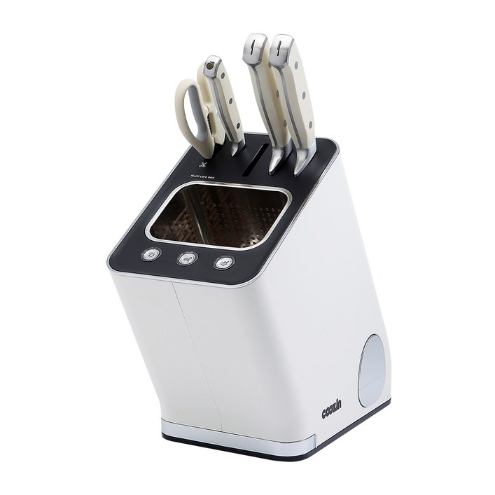 쿠진본사 나이프케어 시즌2 살균건조기 칼갈이  칼세트, 크림화이트에지리칼세트, 나이프케어2