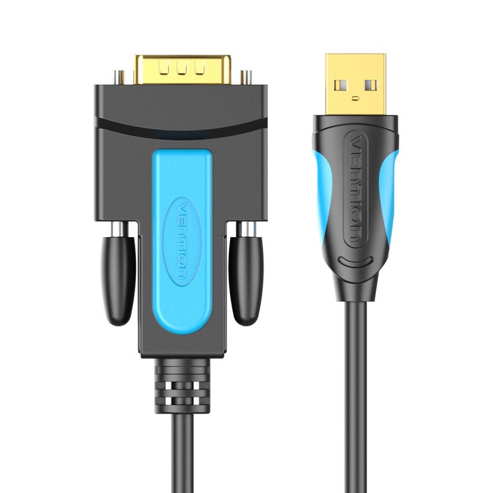 벤션 USB2.0 to RS232 시리얼 변환 컨버터 케이블, 3m, 1개